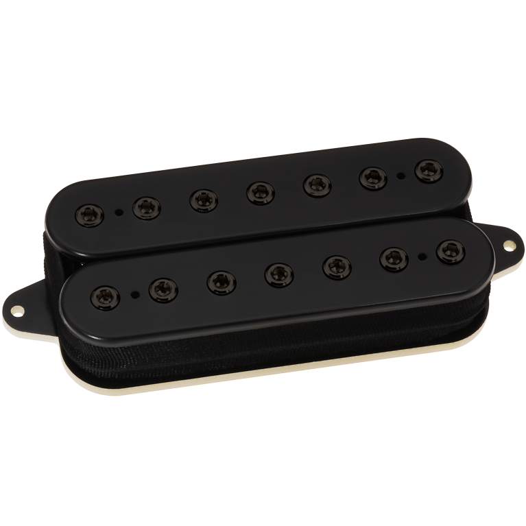 Dimarzio DP718BK Occult Classic Bridge 7 String Pickup Black w/Black Poles