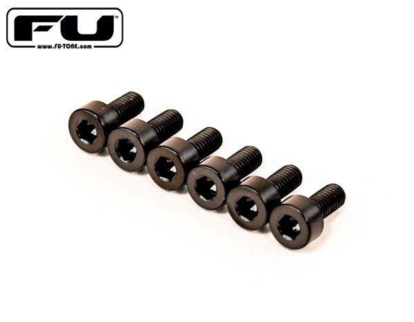 FU-Tone Floyd Rose Saddle Mount Screws Black Titanium - Guitar Brando