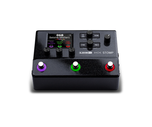 Line 6 HX Stomp Modeling Pedal Black Amp Simulator Multi Effects
