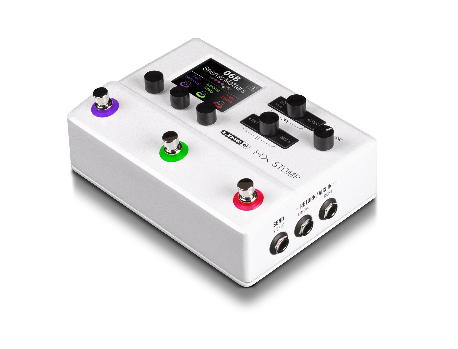 Line 6 HX Stomp Pedal Limited Edition White - Guitar Brando