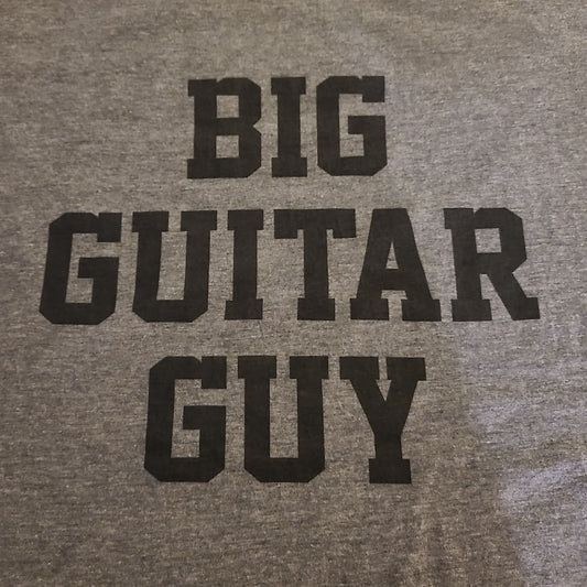 Guitar Brando Big Guitar Guy Shirt Heather Grey