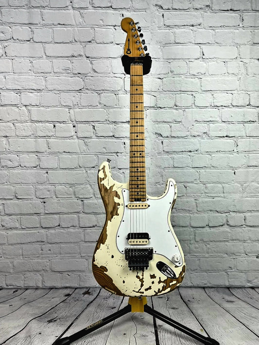 USED Charvel Pro-Mod SoCal Style 1 Henrik Danhage Signature Electric Guitar Floyd Rose Relic