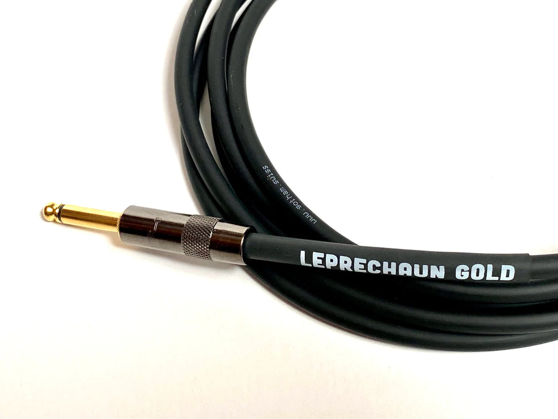 Leprechaun Gold Premium Instrument Cable Black