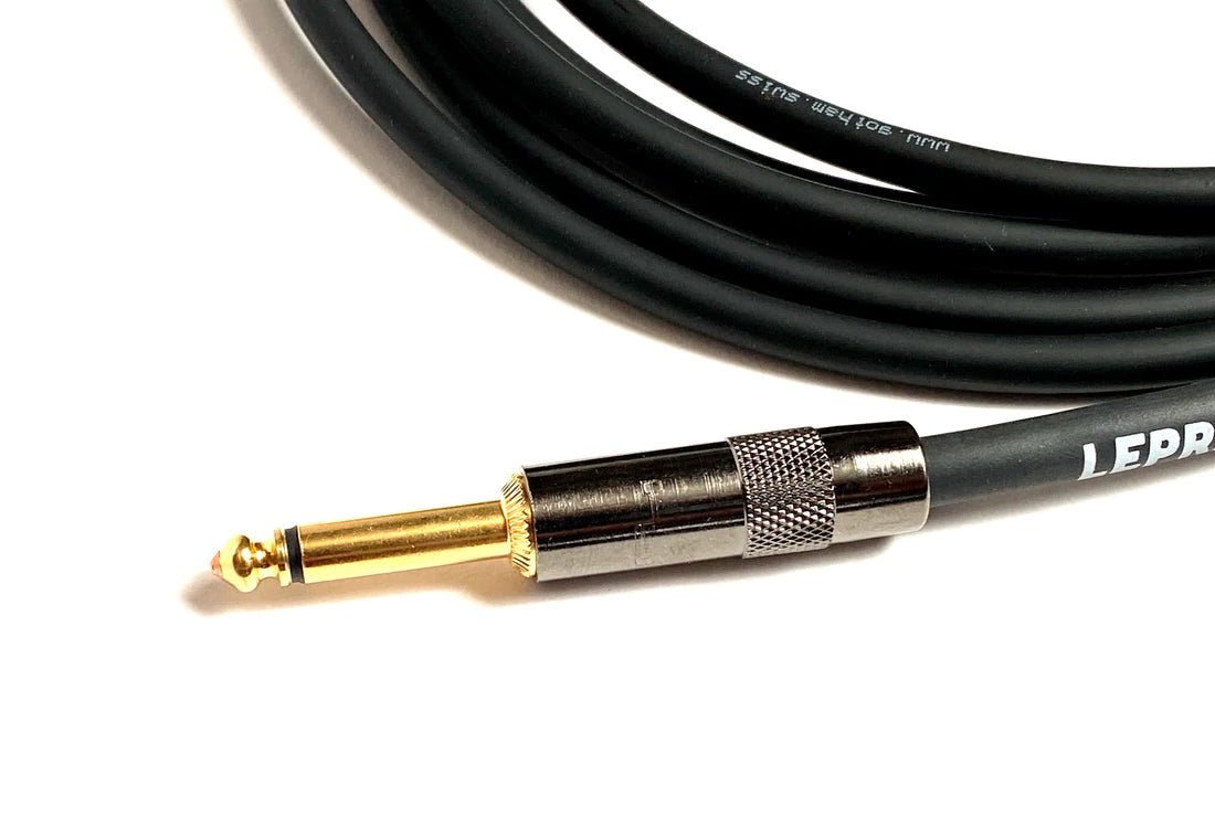 Leprechaun Gold Premium Instrument Cable Black