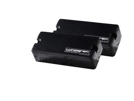 Lundgren Pickups M7C Black Bobbin Soapbar 7 String Pickup Set