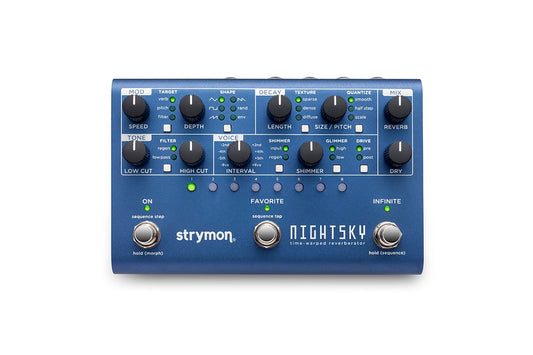Strymon NightSky Time Warped Reverberator Pedal