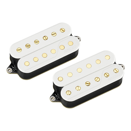 Fishman Fluence Polyphia Scott Lepage 6 String Active Pickup Set White w/Gold