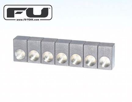 FU-Tone Floyd Rose String Lock Blocks - Titanium (6) - Guitar Brando