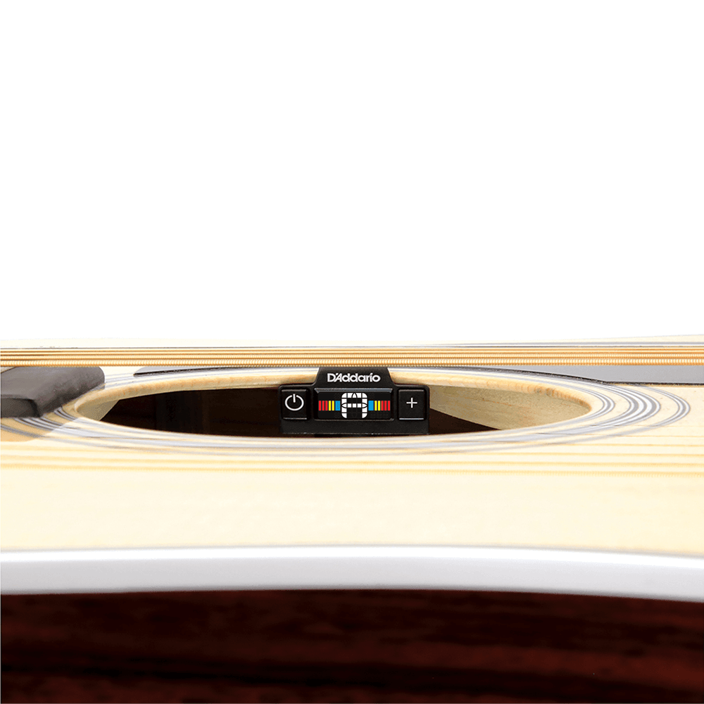 D'addario Micro Soundhole Tuner Acoustic Guitar Clip-On - Guitar Brando