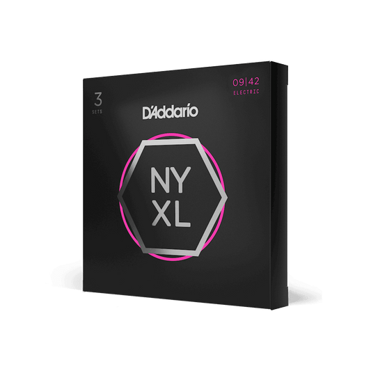 D'Addario NYXL 3 Pack Electric Guitar Strings - Guitar Brando