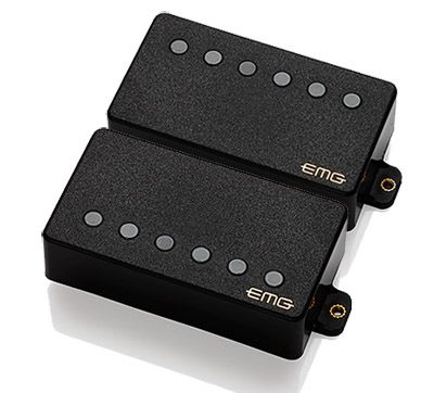 EMG Pickups 57/66 Active Humbucker Pickups Set Black Covers